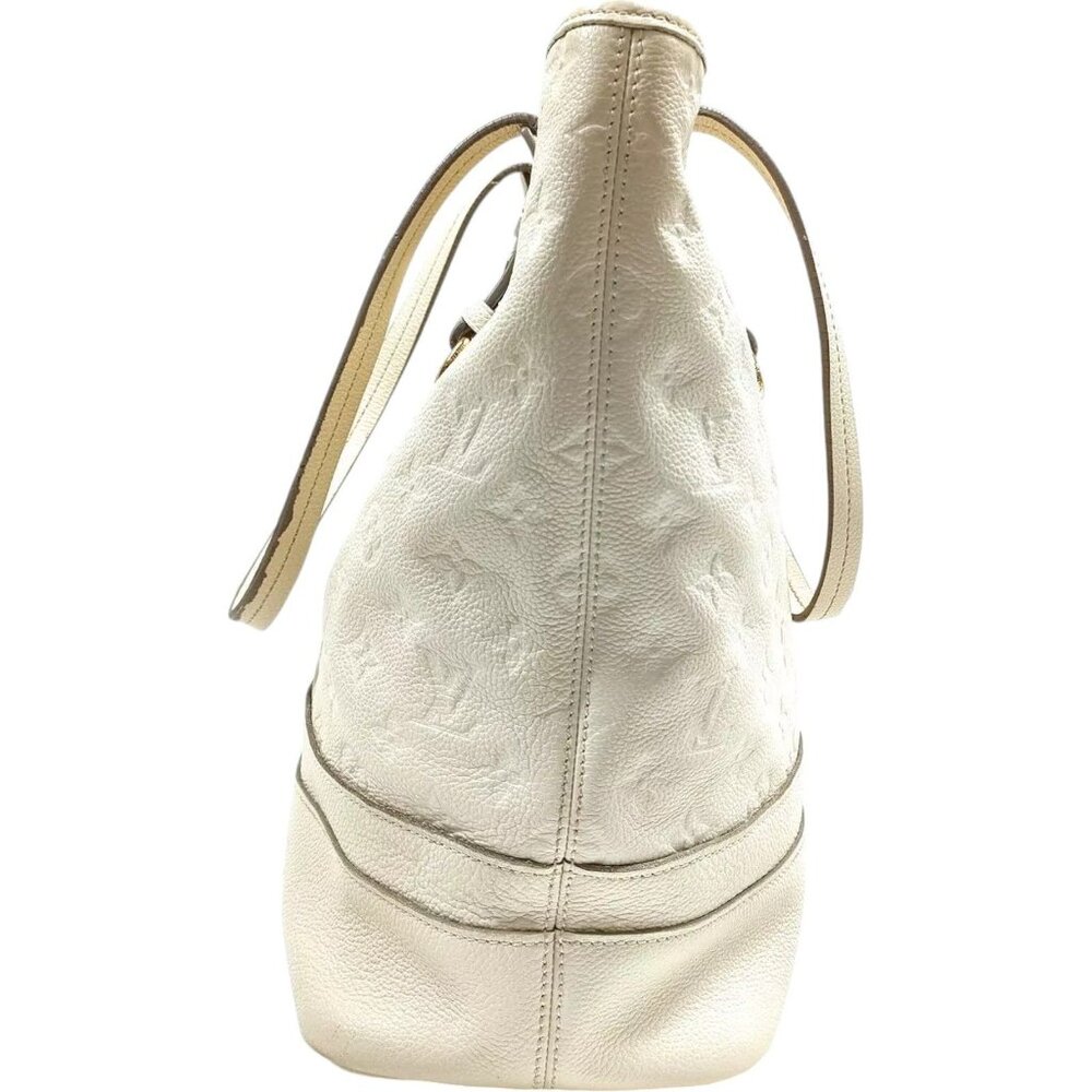311668AR (X6) Louis Vuitton Tote Bag Citadine PM White Monogram Empreinte - Picture 3 of 12